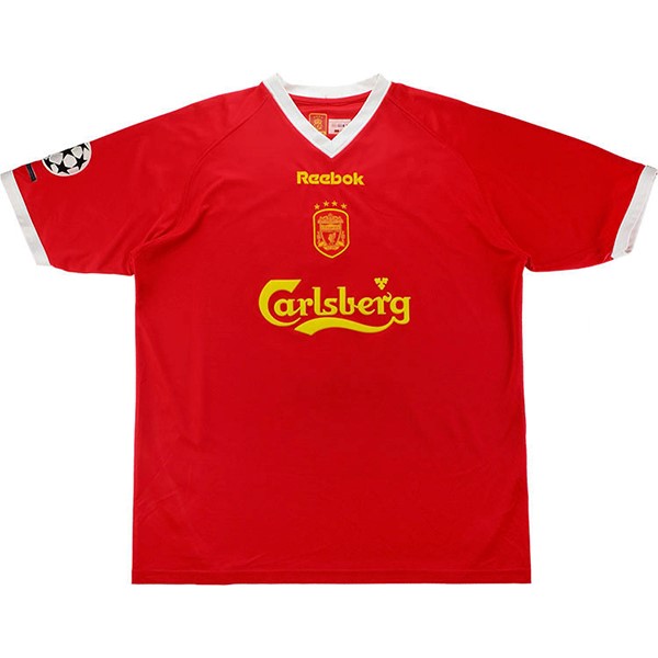 Thailand Trikot Liverpool Heim Retro 2001 2003 Rote Fussballtrikots Günstig